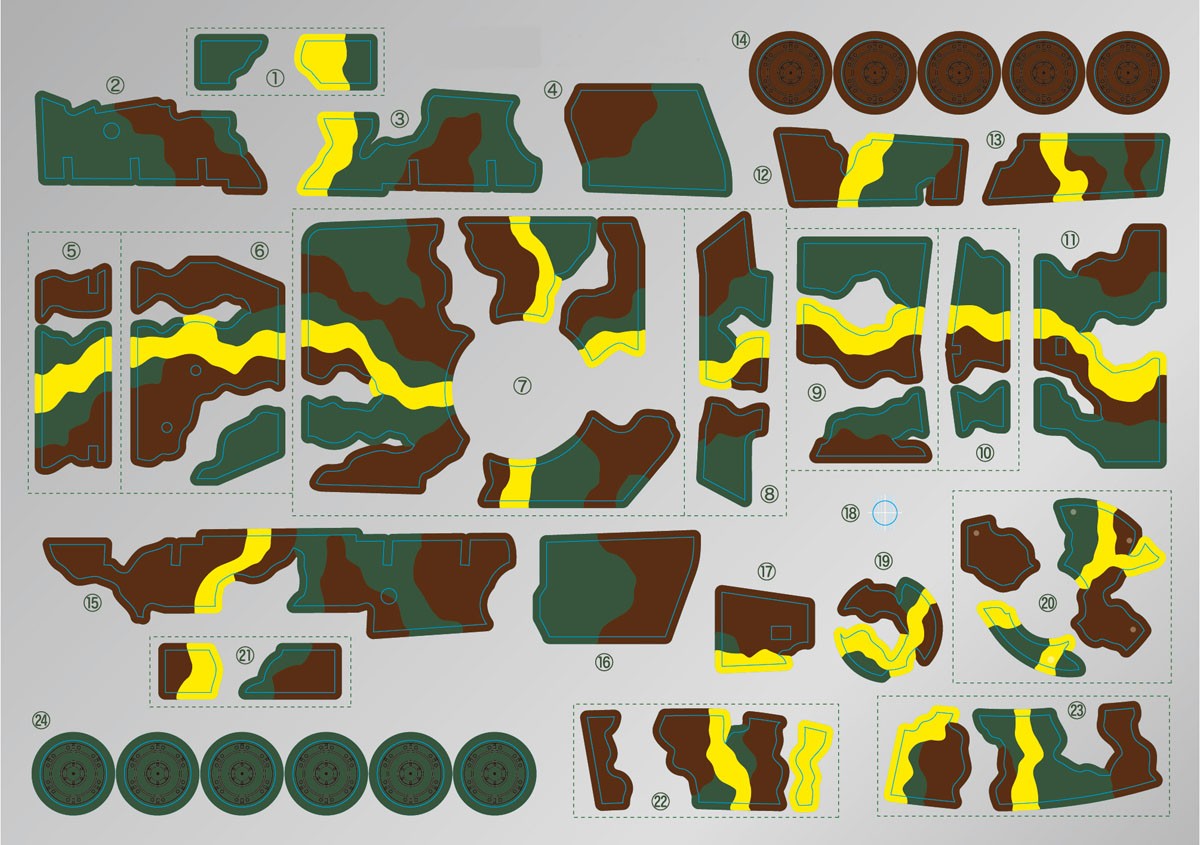 Fujimi Chibimaru Middle Tank Type 97 Chi-Ha 57mm Turret/Early Type Bogie Special Edition (w/Effect parts) imagen 3