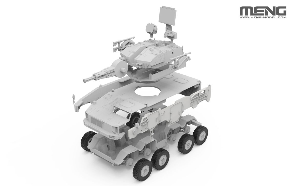 Meng Model 중국 PLB625 대공포 & 미사일 통합무기시스템 (프라모델) 이미지 5