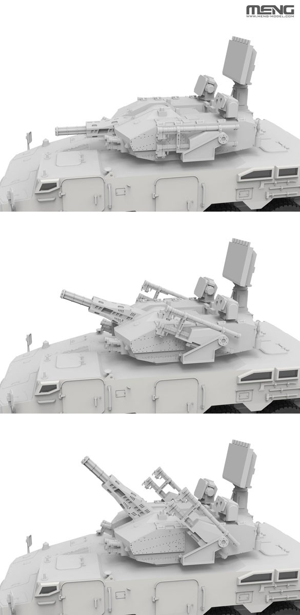 Meng Model 중국 PLB625 대공포 & 미사일 통합무기시스템 (프라모델) 이미지 7
