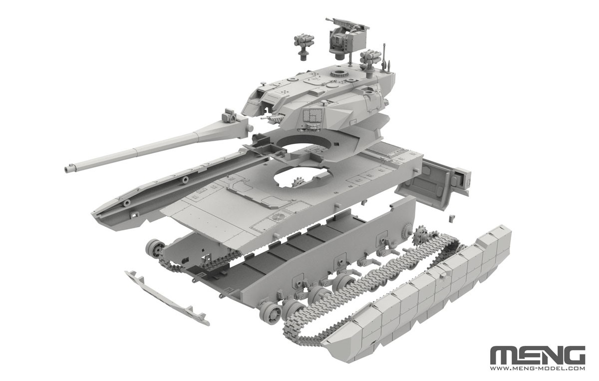 Meng Model 중국 주력전차 ZTZ100 (프라모델) 이미지 5
