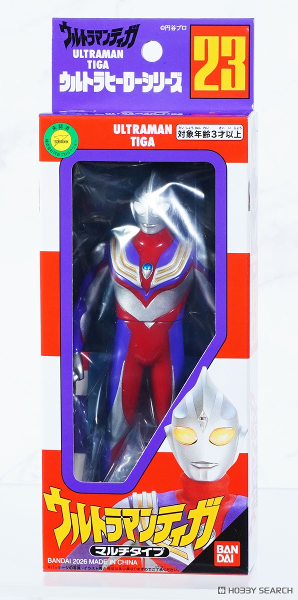 Bandai Ultra Hero Series Reissue Edition Ultraman Tiga Multi Type (Character Toy) Bild 5