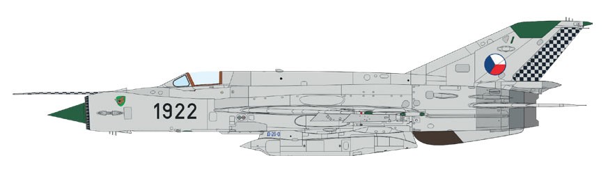 Eduard Erka/MiG-21R v Ceskoslovensku Limited (Plastic model) image 3
