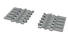 Eduard Pz.Kpfw. III/IV winter tracks PRINT (Plastic model)