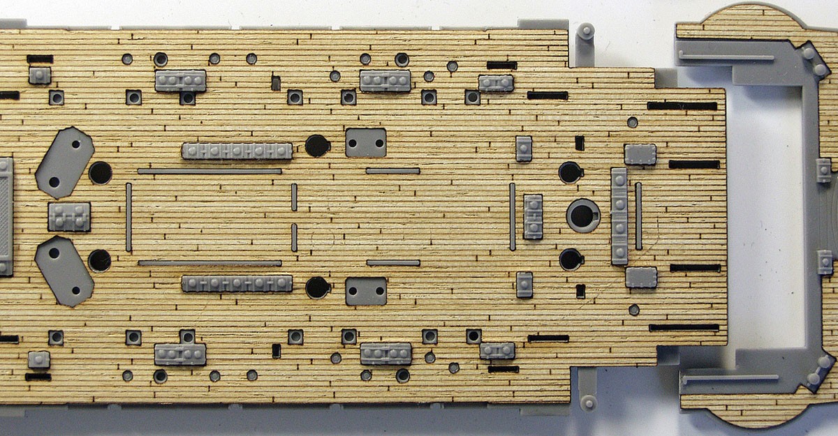 Hasegawa IJN Battleship Mikasa `Battle of Yellow Sea` w/Wooden deck (Plastic model) imagen 4