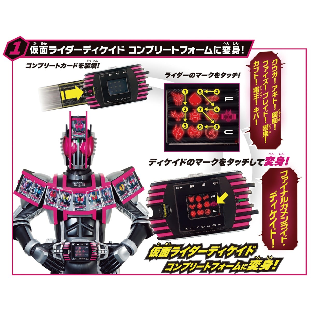 Bandai SUPER BEST DX K-Touch (Character Toy) image 3