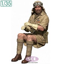 SOL Model 제2차 세계대전 영국 SAS 1/4톤 패트롤 카 레이더 (3D 프린티드 모델 키트) (프라모델)