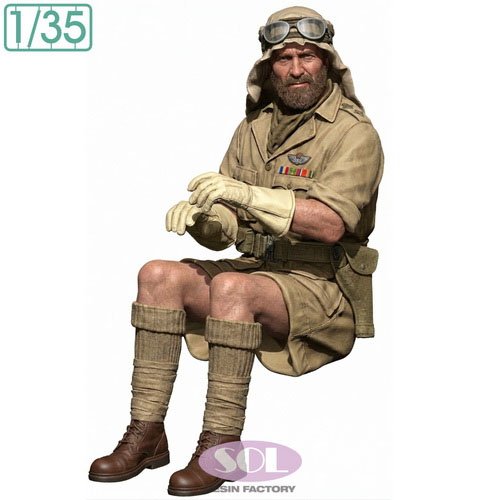 SOL Model WWII British SAS 1/4 Ton Patrol Car Raider (3D printed model kit) (Plastic model) image 2