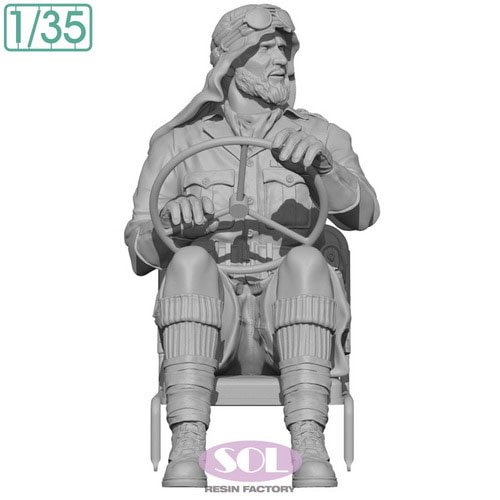 SOL Model WWII British SAS 1/4 Ton Patrol Car Raider (3D printed model kit) (Plastic model) image 4