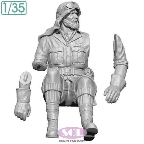 SOL Model WWII British SAS 1/4 Ton Patrol Car Raider (3D printed model kit) (Plastic model) image 5