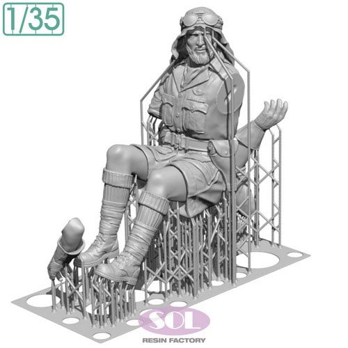 SOL Model WWII British SAS 1/4 Ton Patrol Car Raider (3D printed model kit) (Plastic model) image 6