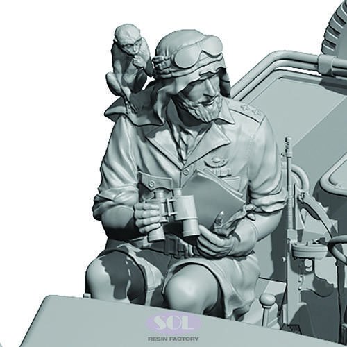 SOL Model WWII British SAS 1/4ton Patrol car Raider2 (3D printed model kit) (Plastic model) image 4