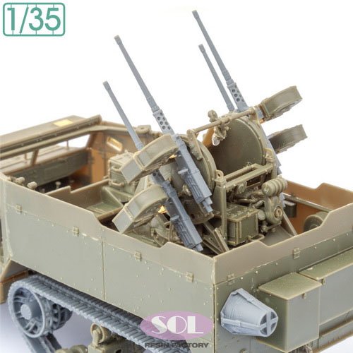 SOL Model Detaillierungs-Set für WWII U.S. Army M16 MG MC (für AFV CLUB) (Plastikmodell) Bild 3