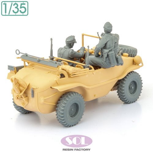 SOL Model 二战德军水陆两用车升级套件2 (田宫用) (塑料模型) 图片 4