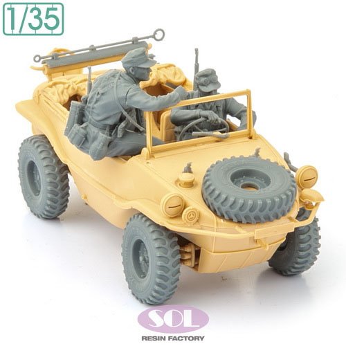 SOL Model 二战德军水陆两用车升级套件2 (田宫用) (塑料模型) 图片 5