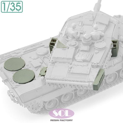 SOL Model 豹2A7V 细节升级蚀刻片 (田宫用) (塑料模型) 图片 3
