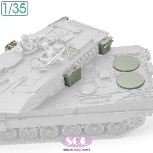 SOL Model 豹2A7V 细节升级蚀刻片 (田宫用) (塑料模型) 图片 5