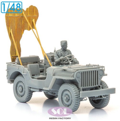 SOL Model 二战美军1/4吨4x4卡车 `FOLLOW ME` (全套件) (塑料模型) 图片 4