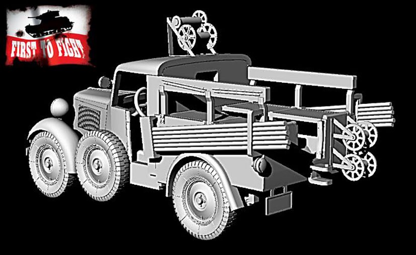 FTF ポーランド フィアット508/518 電話牽引車 (プラモデル) 画像 5