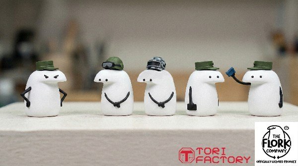 Torifactory ชุด Military Flork (5 ฟิกเกอร์) (プラモデル) รูปภาพ 3