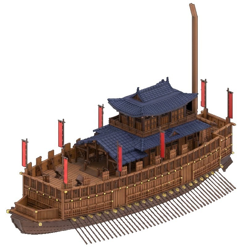 Torifactory 16th Century Japanese Navy Atakebune (Plastic model) image 5