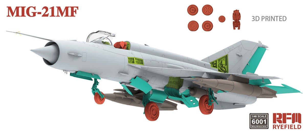 Rye Field Model MiG-21MF Fishbed J (Plastic model) image 4