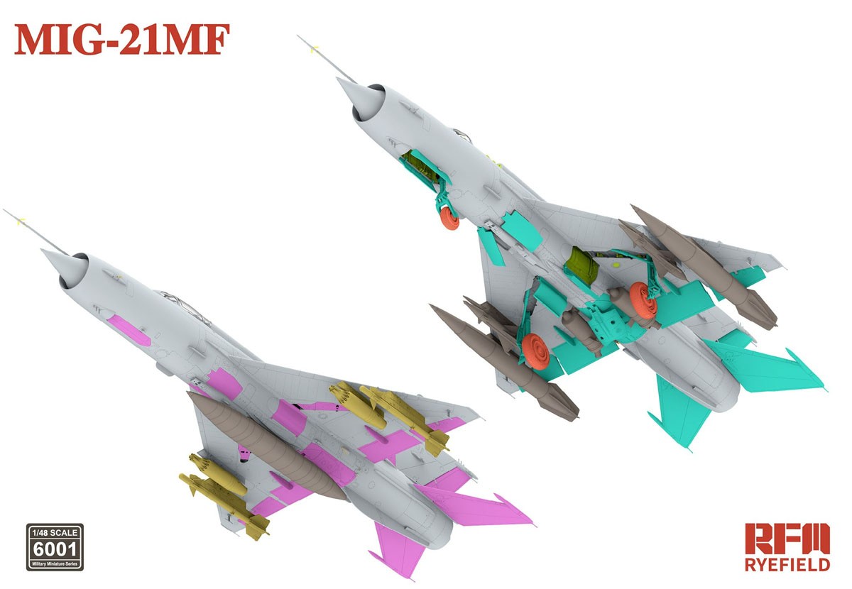 Rye Field Model MiG-21MF Fishbed J (Plastic model) image 6