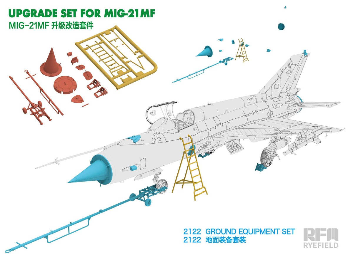 Rye Field Model MiG-21MF Ground Equipment Set (Plastic model) image 2