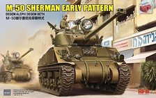 Rye Field Model M-50 Sherman Early Pattern `Degem Aleph/Degem Beth` (Plastic model)