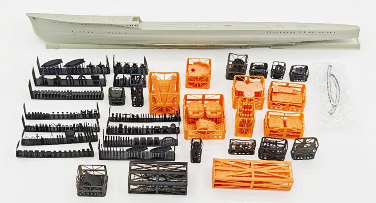 Triumph Models IJN Destroyer Shiratsuyu1941/1944 (2 in 1) `Full Hull Model` (Plastic model) gambar 3