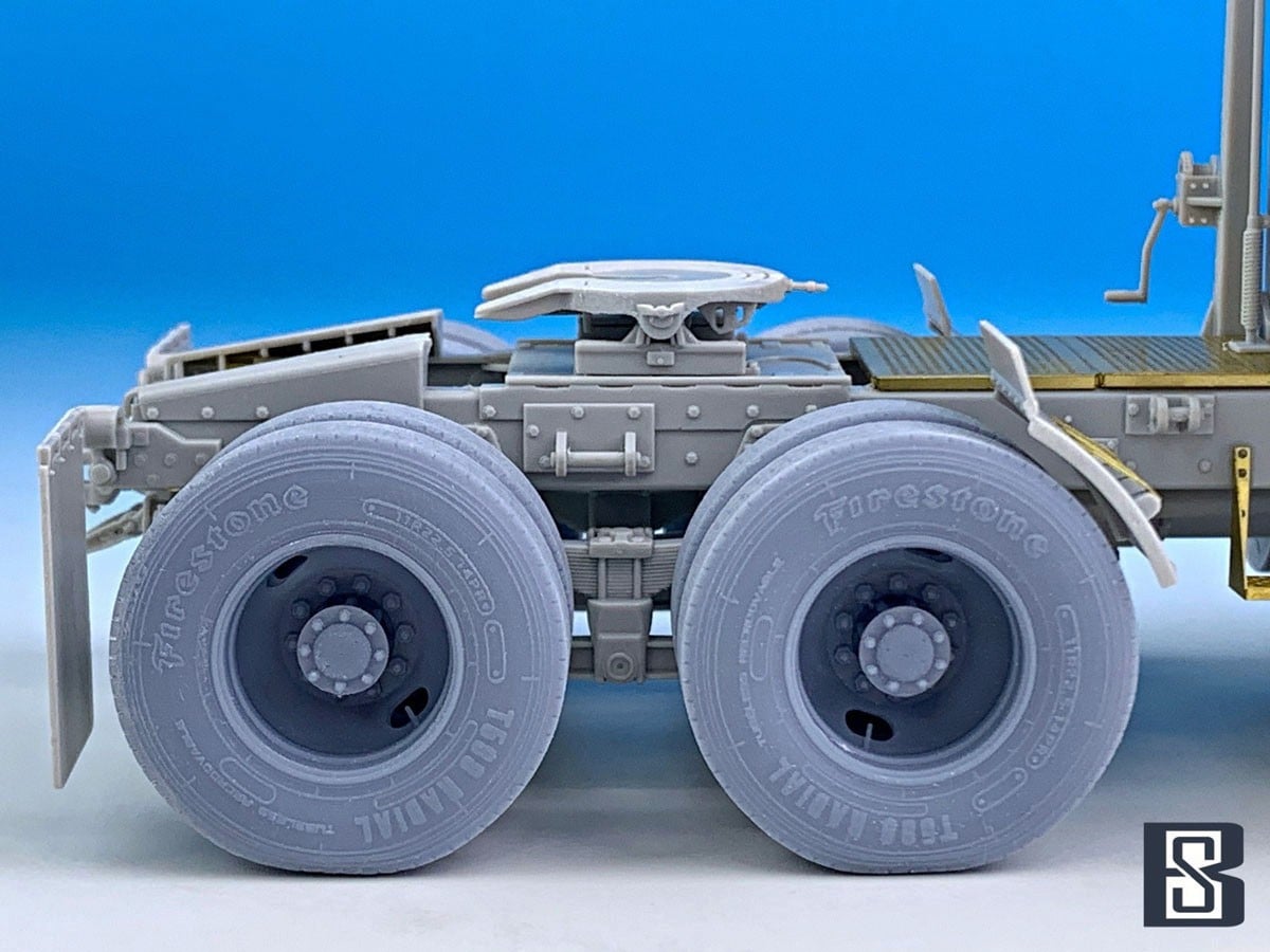 BSK Model US Army M915 Gun Truck Weighted Wheels Set (for Trumpeter) gambar 7