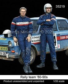 Mantis Miniatures 랠리 팀 80-90년대 (2개 피규어) (프라모델)