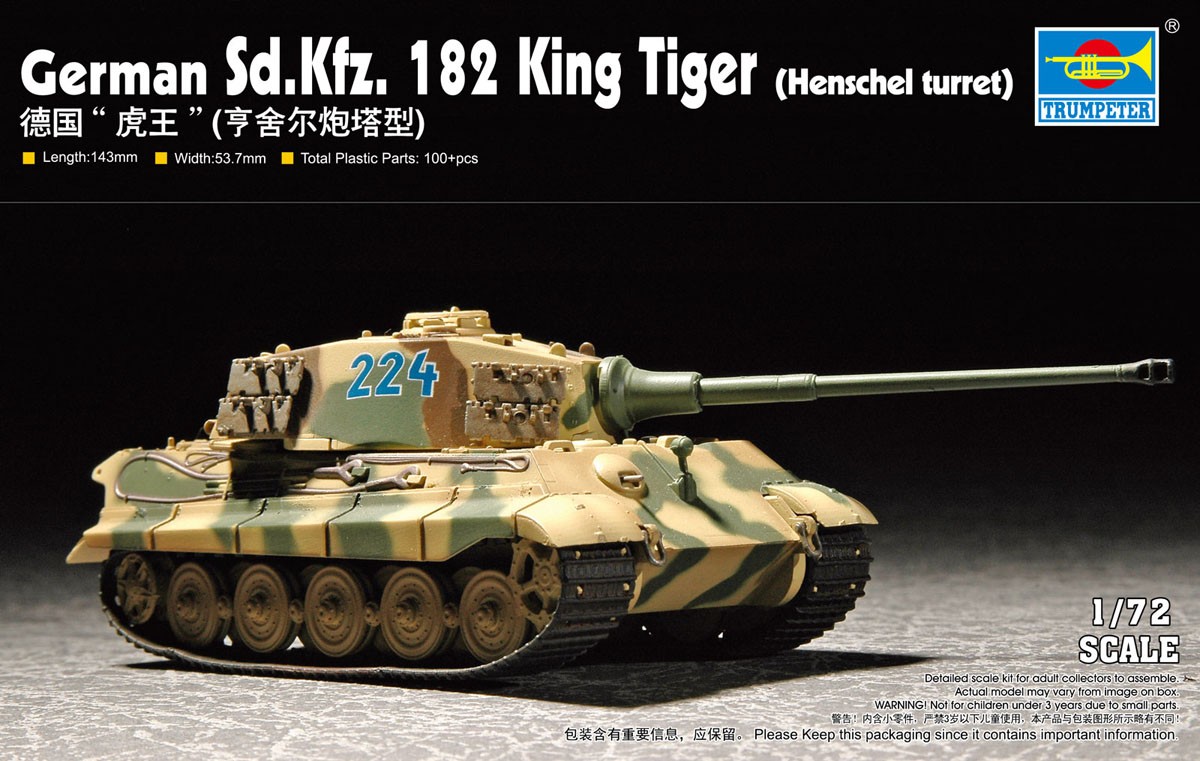 Trumpeter German Sd.Kfz. 182 King Tiger (Henschel Turret) (Plastic model) Bild 2