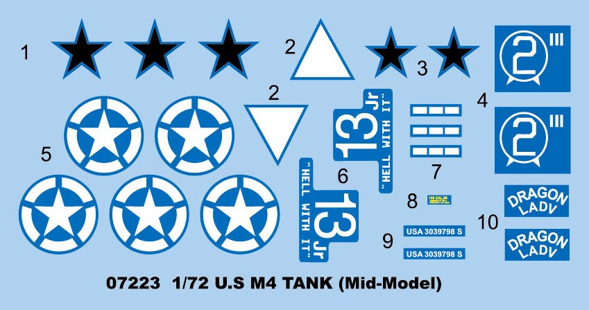 Trumpeter M4 Tank Mid-Production (Plastic model) image 5