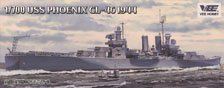 Vee Hobby Light Cruiser USS Phoenix CL-46 1944 (Normal Version) (Plastic model)