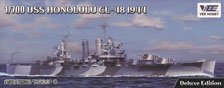 Vee Hobby Light Cruiser USS Honolulu CL-48 (DX Version) (Plastic model)