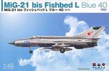 Platz MiG-21 비스 피시베드 L 블루 40 마스킹 시트 포함 (플라스틱 모형)