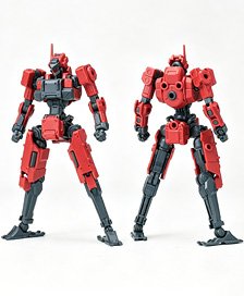 SHEIK MAINLAND 3 min project Series FENRIR 1/18 Scale Plastic Model Kit (Red)