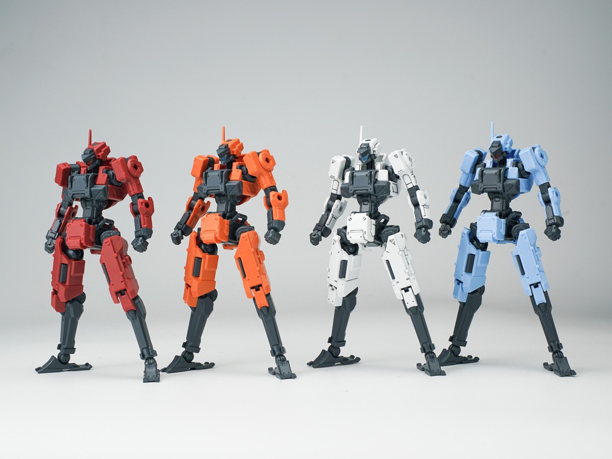 SHEIK MAINLAND 3 min project Series FENRIR 1/18 Scale Plastic Model Kit (Orange) image 6