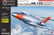 KP Models HS.125 Dominie T1 Are Coming Hi-Tech Kit (Plastic Model)