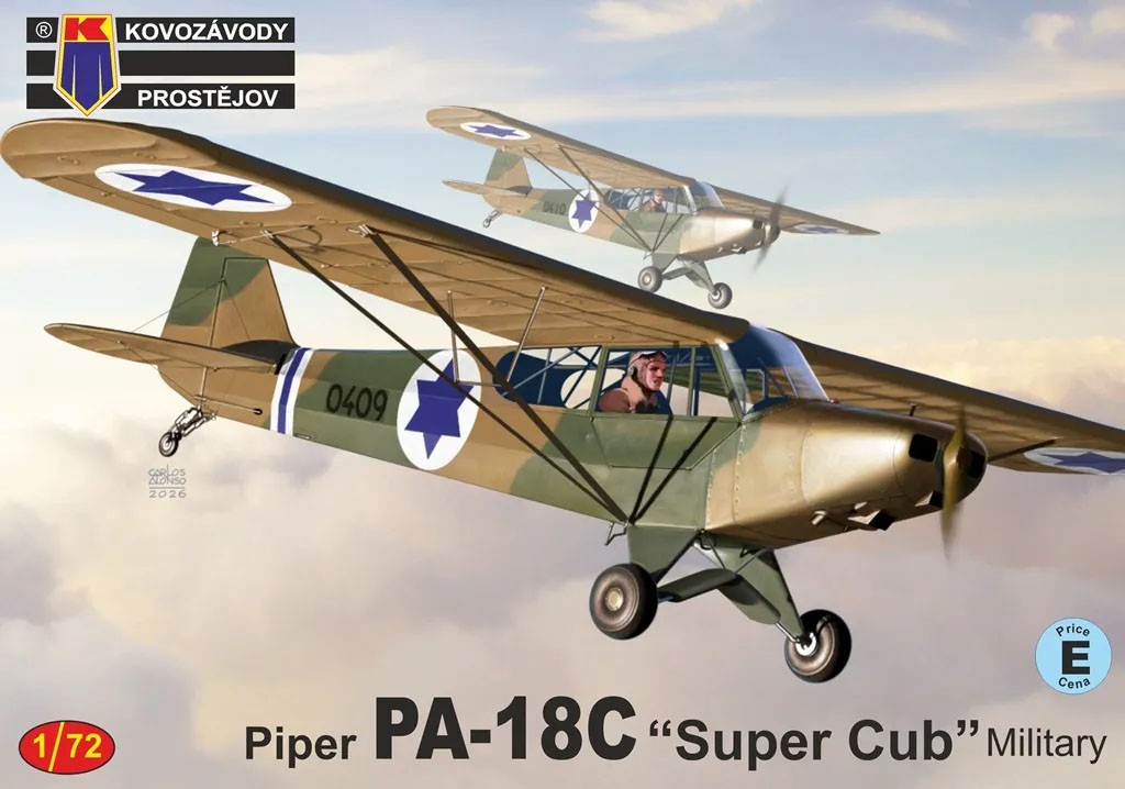 KP Models PA-18C `Super Cub` Military (Plastic model) imagen 2
