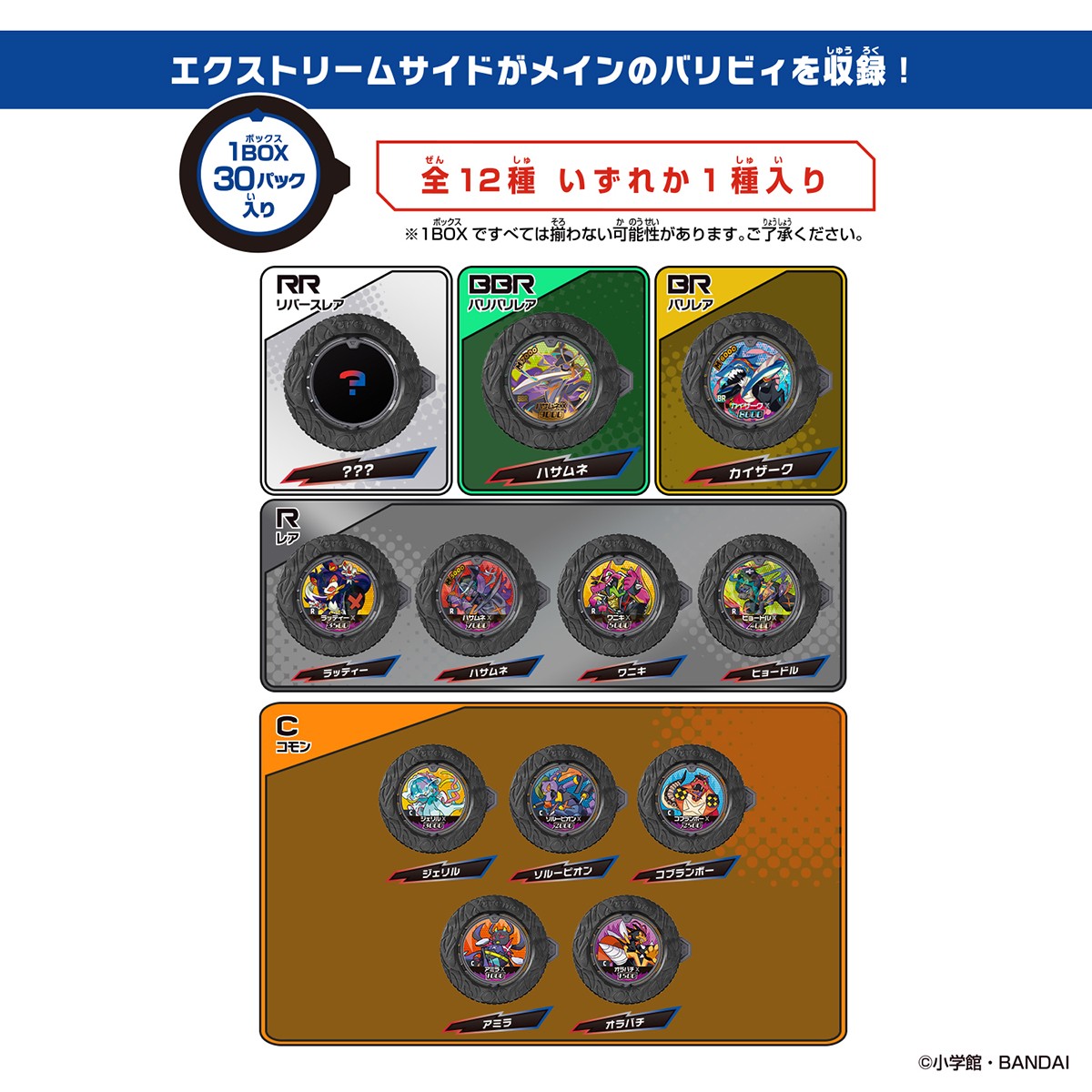 Bandai Gyakuten Bariba Reverse: Bariba Coin Vol.3 - Devourers of Ultimate Destruction (Set of 30) (Character Toy) Bild 4
