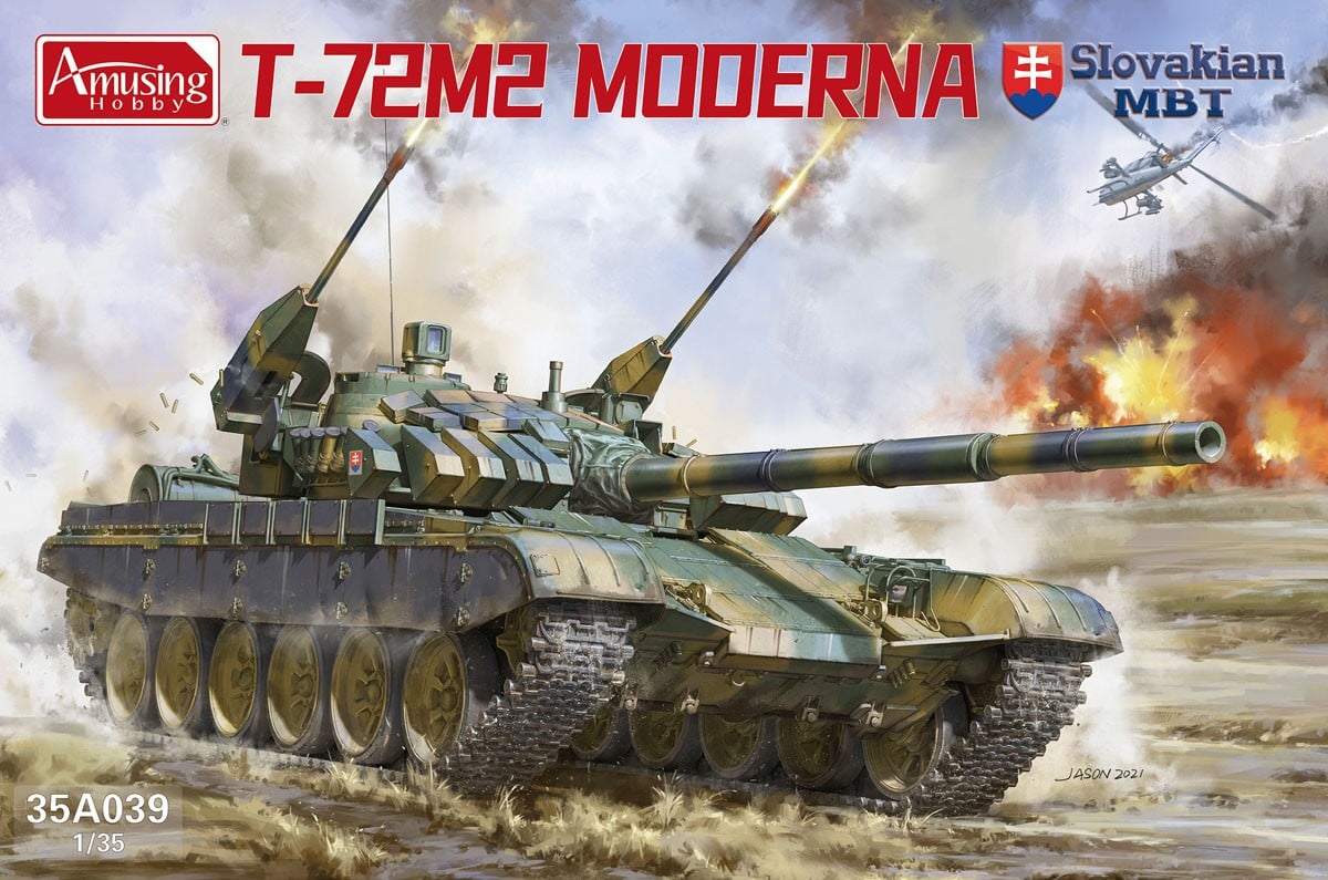 Amusing Hobby T-72M2 Moderna Slovakian MBT (Plastic model) Bild 2