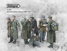 Stalingrad Miniatures Der Fall von Berlin, Deutsche Kriegsgefangene 1945 Großes Set (7er-Set) (Plastikmodell)