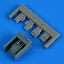 Quickboost F-14D Tomcat extended, folded ladder (for Tamiya) (Plastic model)