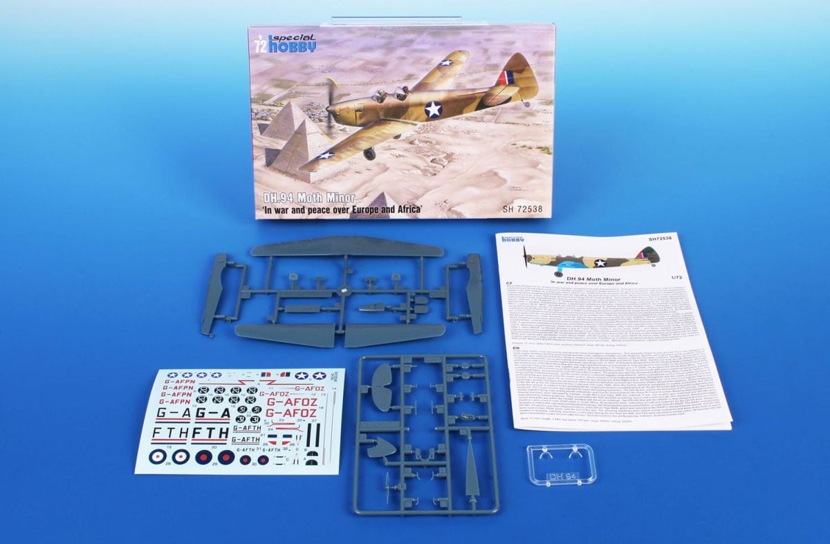 Special Hobby DH.94 Moth Minor `In war and peace over Europe and Africa` (Plastic model) Bild 4