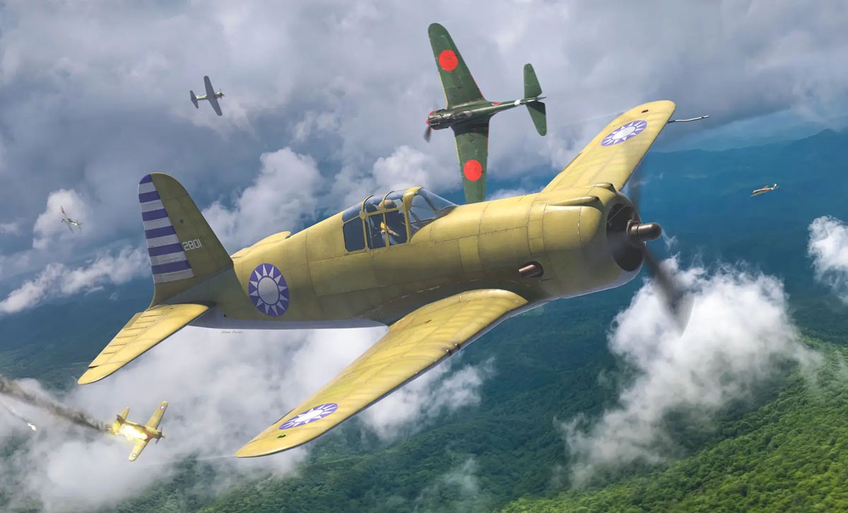 Dora Wings Vultee P-66 Vanguard (塑膠模型) 圖片 4