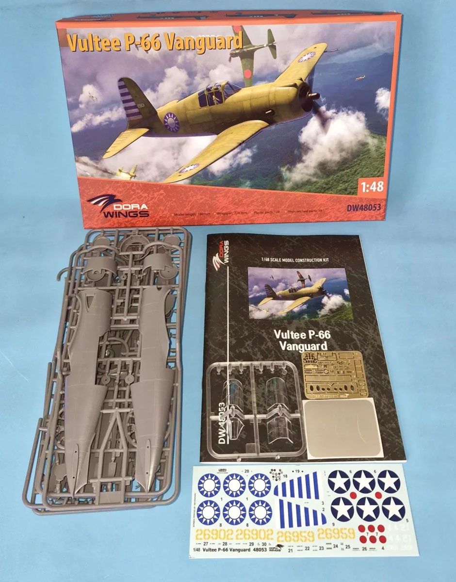 Dora Wings Vultee P-66 Vanguard (塑膠模型) 圖片 5