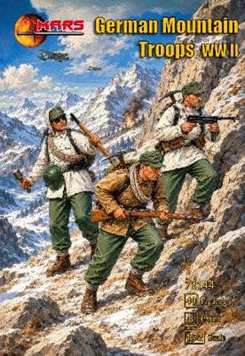 Mars Figures WW.II German Mountain Division (Set of 40/8 pose) รูปภาพ 2