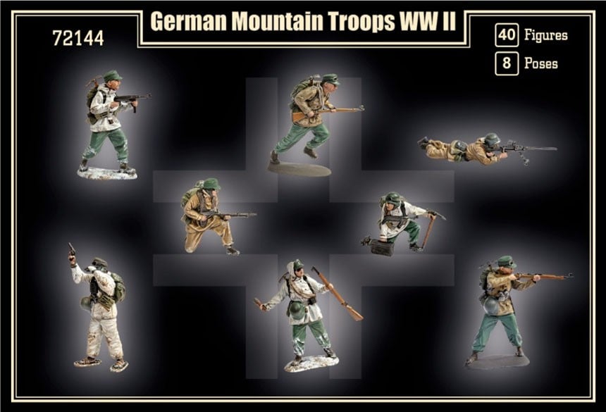 Mars Figures WW.II German Mountain Division (Set of 40/8 pose) รูปภาพ 3