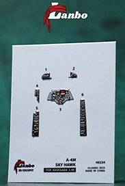 Lanbo Models A-4M Skyhawk Interior 3D Decals (for Hasegawa) F-4EJ Kai Phantom II Interior 3D Decals (for Hasegawa) (Decal)
